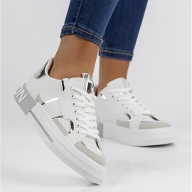 Zapatillas Filippo GG599 plateadas blanco plata multicolor 1