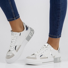 Zapatillas Filippo GG599 plateadas blanco plata multicolor 6