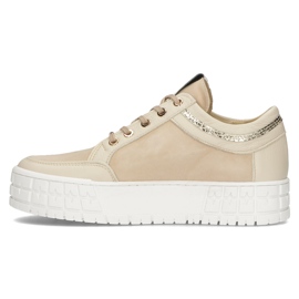 Deportivas de piel Filippo 149 beige 6