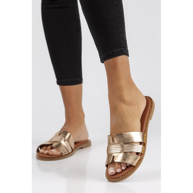 Pantuflas Filippo LH-305 marrón 1