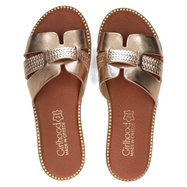 Pantuflas Filippo LH-305 marrón 6