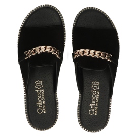 Zapatillas Filippo LH-190 de cuero negro 1
