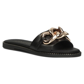 Zapatillas de cuero Filippo LH-180 negro 1