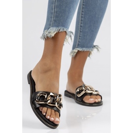 Zapatillas de cuero Filippo LH-180 negro 5