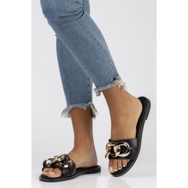 Zapatillas de cuero Filippo LH-180 negro 4