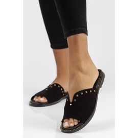 Zapatillas de cuero Filippo LH-425 negro 6