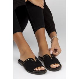 Zapatillas de cuero Filippo LH-425 negro 7