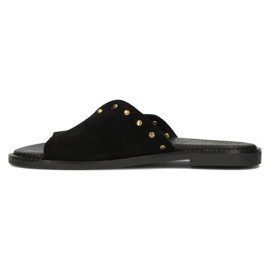 Zapatillas de cuero Filippo LH-425 negro 4