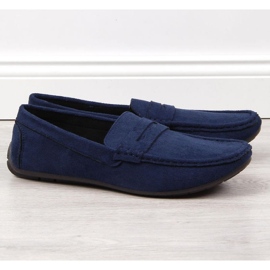 Mocasines sin cordones M EVE340B azul marino 1