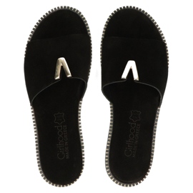Zapatillas de piel Filippo LH-200 negro 4