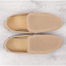 Mocasines calados slip on News M EVE341 beige 4