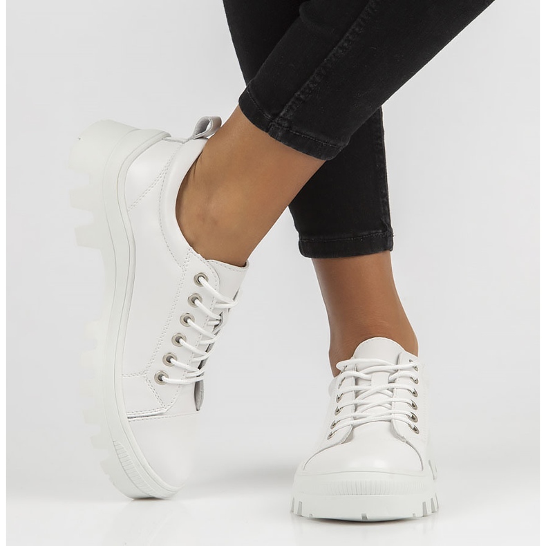 Deportivas de piel FILIPPO DP3522/22 Wh blanco 2 Deportivas de piel FILIPPO DP3522/22 Wh blanco 2