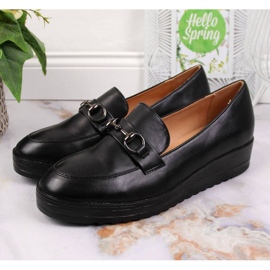 Mocasines cuña Potocki W WOL62 negro 2