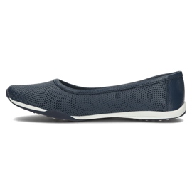 Bailarinas en piel Filippo DP3681/22 Nv azul marino 5