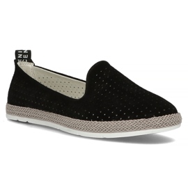 Zapatos de cuero Filippo DP081/22 Bk negro 3