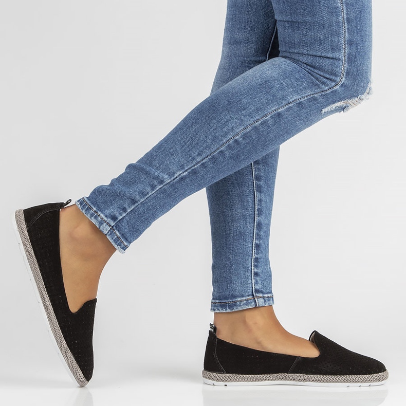 Zapatos de cuero Filippo DP081/22 Bk negro 2