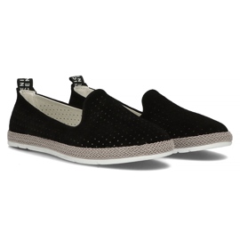 Zapatos de cuero Filippo DP081/22 Bk negro 5