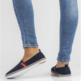 Zapatos de piel Filippo DP2309/22 Nv azul marino 3