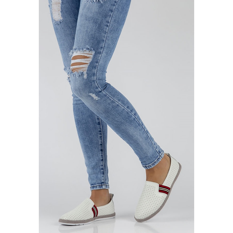 Zapatos de piel Filippo DP2309/22 Wh blanco 2