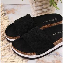 Zapatillas en la plataforma Potocki W WOL66A negro 2