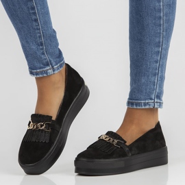 Zapatos de piel Filippo DP3532/22 Bk negro 5
