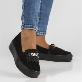 Zapatos de piel Filippo DP3532/22 Bk negro 6