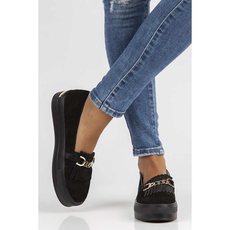 Zapatos de piel Filippo DP3532/22 Bk negro 1