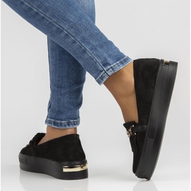 Zapatos de piel Filippo DP3532/22 Bk negro 7
