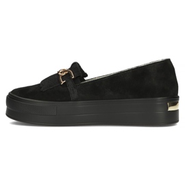 Zapatos de piel Filippo DP3532/22 Bk negro 3
