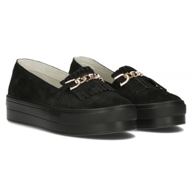 Zapatos de piel Filippo DP3532/22 Bk negro 4