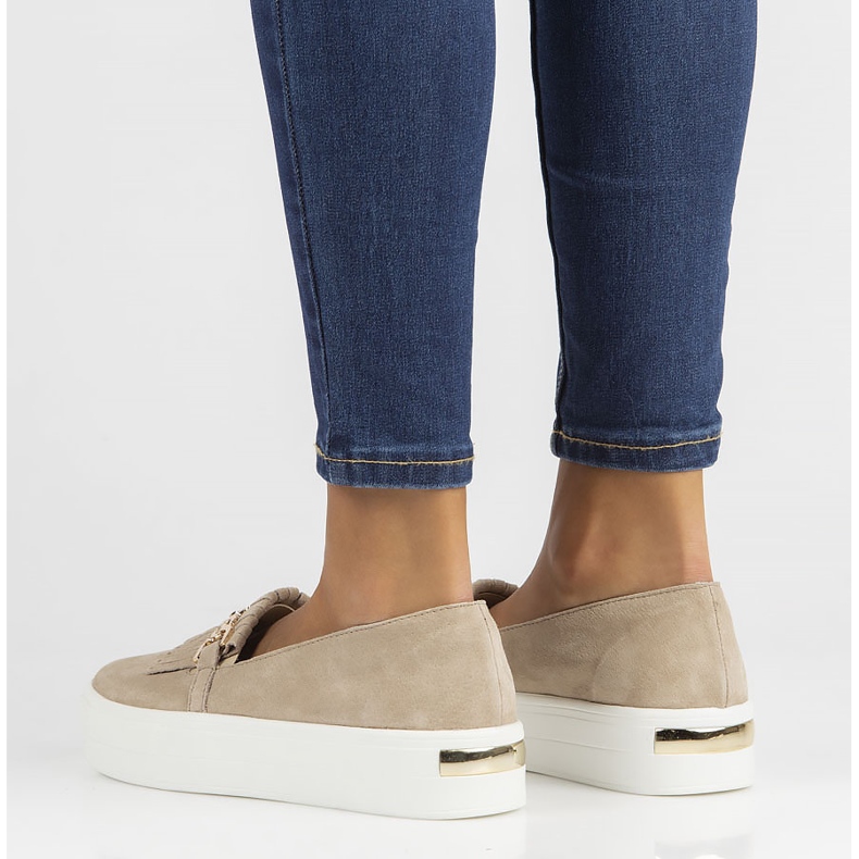 Zapatos de piel Filippo DP3532/22 Be beige 2