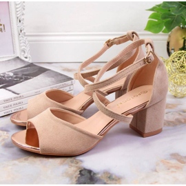 Sandalias en el puesto Potocki W WOL67B beige 2 Sandalias en el puesto Potocki W WOL67B beige 2