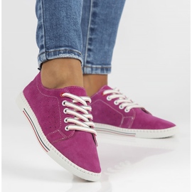 Zapatos de piel Filippo DP3507/22 Fh fucsia rosado 2