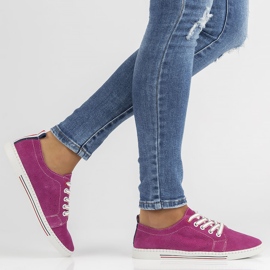 Zapatos de piel Filippo DP3507/22 Fh fucsia rosado 3