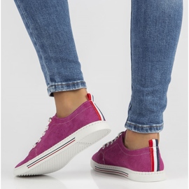 Zapatos de piel Filippo DP3507/22 Fh fucsia rosado 8