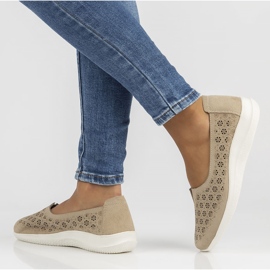 Zapatos de piel Filippo DP3673/22 Be beige 3