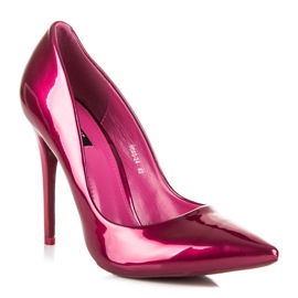 Vices Stilettos metalizados de mujer rosa 1