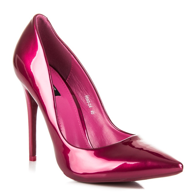 Vices Stilettos metalizados de mujer rosado 1