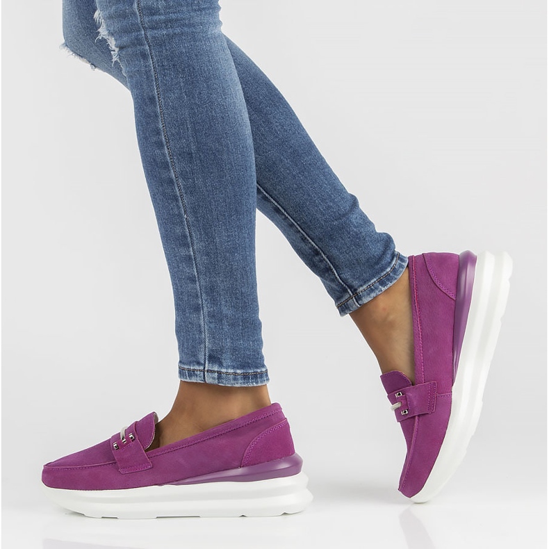 Zapatos de piel Filippo DP3504/22 Fh fucsia rosado 2