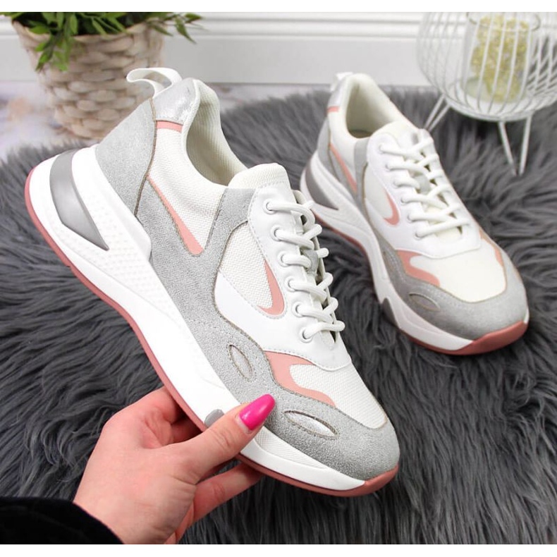 Deportivas deportivas Vinceza W JAN91B blanco gris 1 Deportivas deportivas Vinceza W JAN91B blanco gris 1