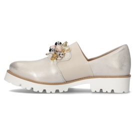 Zapatos de piel Filippo 166 / TR dorado 2