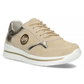 Zapatillas de piel Filippo DP3544/22 Be beige 4