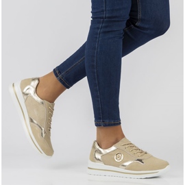 Zapatillas de piel Filippo DP3544/22 Be beige 3