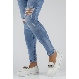 Zapatos de piel Filippo DP3555/22 Wh blanco 5