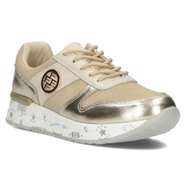 Zapatillas de cuero Filippo DP3542 / 22 Be beige 4