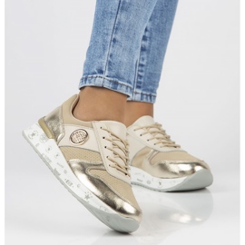 Zapatillas de cuero Filippo DP3542 / 22 Be beige 8