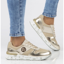Zapatillas de cuero Filippo DP3542 / 22 Be beige 3