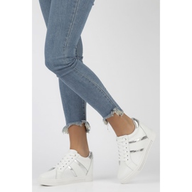 Zapatillas de cuero Filippo DP3549 / 22 Wh blanco 7