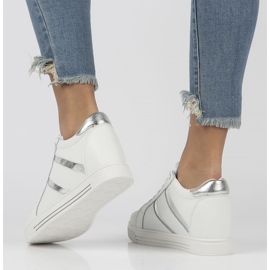 Zapatillas de cuero Filippo DP3549 / 22 Wh blanco 1 Zapatillas de cuero Filippo DP3549 / 22 Wh blanco 1