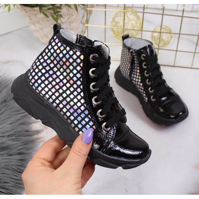 Botas holográficas Kornecki Jr KOR6814B negro 1